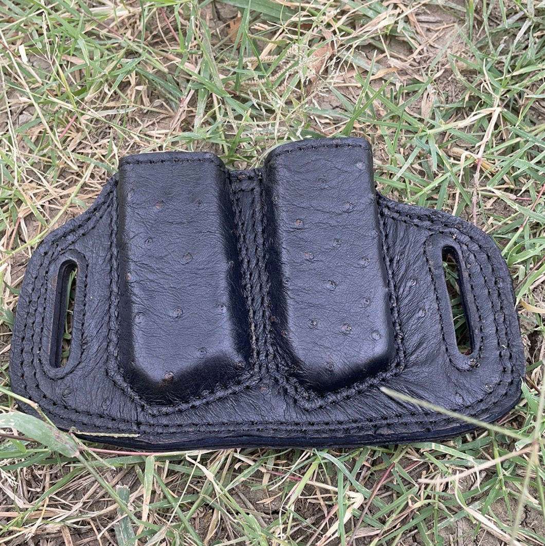 Magazine holster ostrich